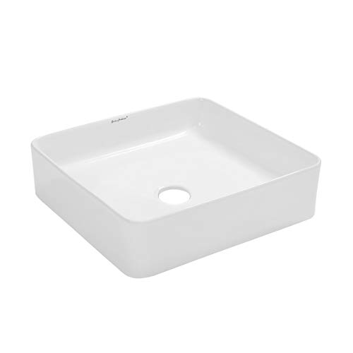 Image of Concorde Ceramic Square Vessel Sink