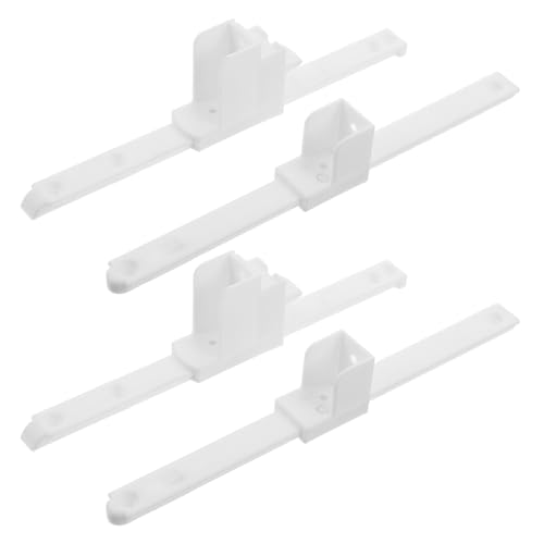 Protección segura con conector piezas barandilla blanco para cama de plástico