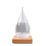 Hotbest Stylish Creative Desktop Water Drop Decorative Bottle, Weather Forecast Storm Glass Weather Station-Large