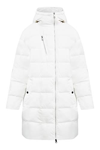 Preisvergleich Produktbild Finn Flare Damen Daunenmantel mit Steppdesign White, L