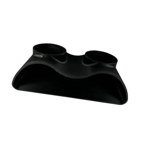 Gralara Underground Tunnel Cave Fishes Tank Decor Accessory Double Hole Decorative Hideout, Black