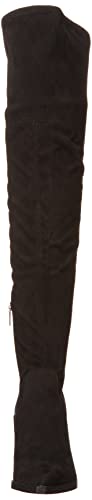 Marc Fisher Women's Meyana Over-The-Knee Boot, Black Suede, 5.5 #TOP1