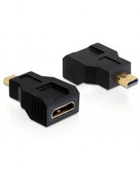 DeLOCK 65271 - Adaptador para equipos de imagen y sonido, negro