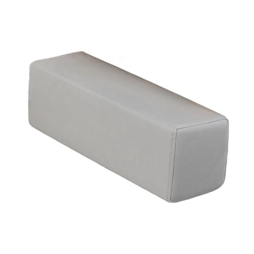 Cojín reposabrazos para sofá y sillón en color gris claro lavable y rectangular 7