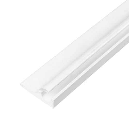 LYSEL® Kederschiene Kederleiste Kederprofil Kunststoff Weiß 15,5x33,3mm 45° Länge 2m
