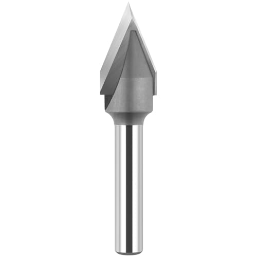 45 Degree V Groove Router Bit - 1/2 Inch Carbide -15