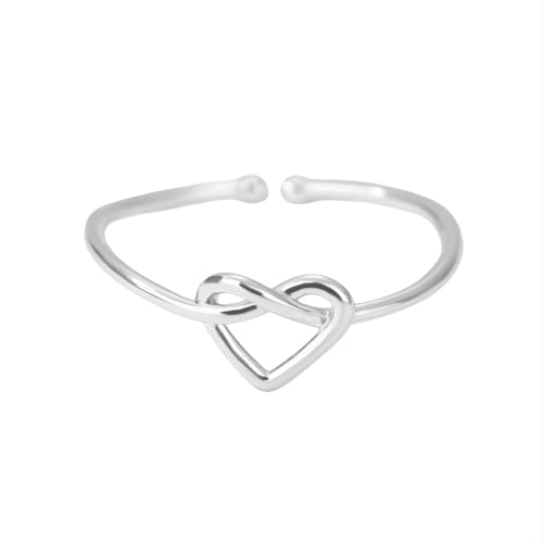 Bague réglable en forme de cœur pour femme le cadeau idéal sans erreur de taille