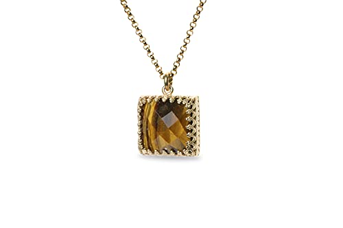 Collier oeil de tigre en or rose pour illuminer votre style vestimentaire quotidien