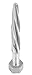 Accusize Industrial Tools H.S.S. Aligning Reamer - 11/16'' Diameter, 4-1/2'' Flute Length, 6-1/2'' OAL, Hex Shank, Spiral Flute, 0523-6025