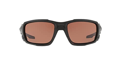 Oakley Mens OO9329 Ballistic Shocktube Rectangular Sunglasses, Matte Black/TR22, 61 mm