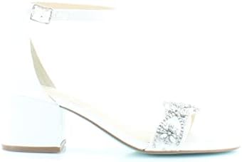 Betsey Johnson Blue Women's SB-Mel Heeled Sandal, Ivory, 9 M US | Image 7