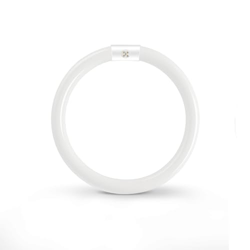 Liuyife Tubo Fluorescente Redondo T9 G10Q de Ahorro De Energía, 20,5cm, Tubo de Neón de 22W, Blanco Frío 6500K, Luz de Anillo de Ahorro de Energía, Adecuado para Cocina, Pasillo, Escalera, Dormitorio