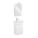 wc waschbecken set modernes, platzsparendes Bad-Set für kleine Räume