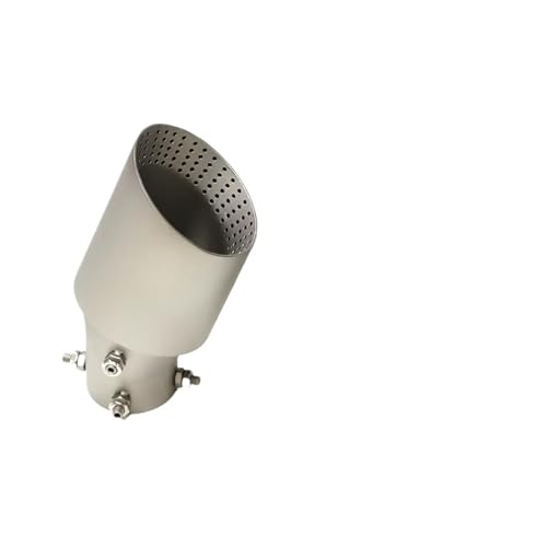 Embout d'échappement de voiture universel en acier durable entrée 63mm