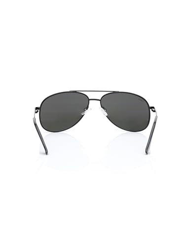 Image of Fastrack Tees Black Aviator Sunglasses for unisex