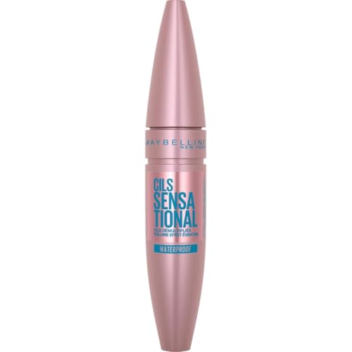 Maybelline New York - Mascara Volume Waterproof - Cils Sensational - Noir - 9,4 ml