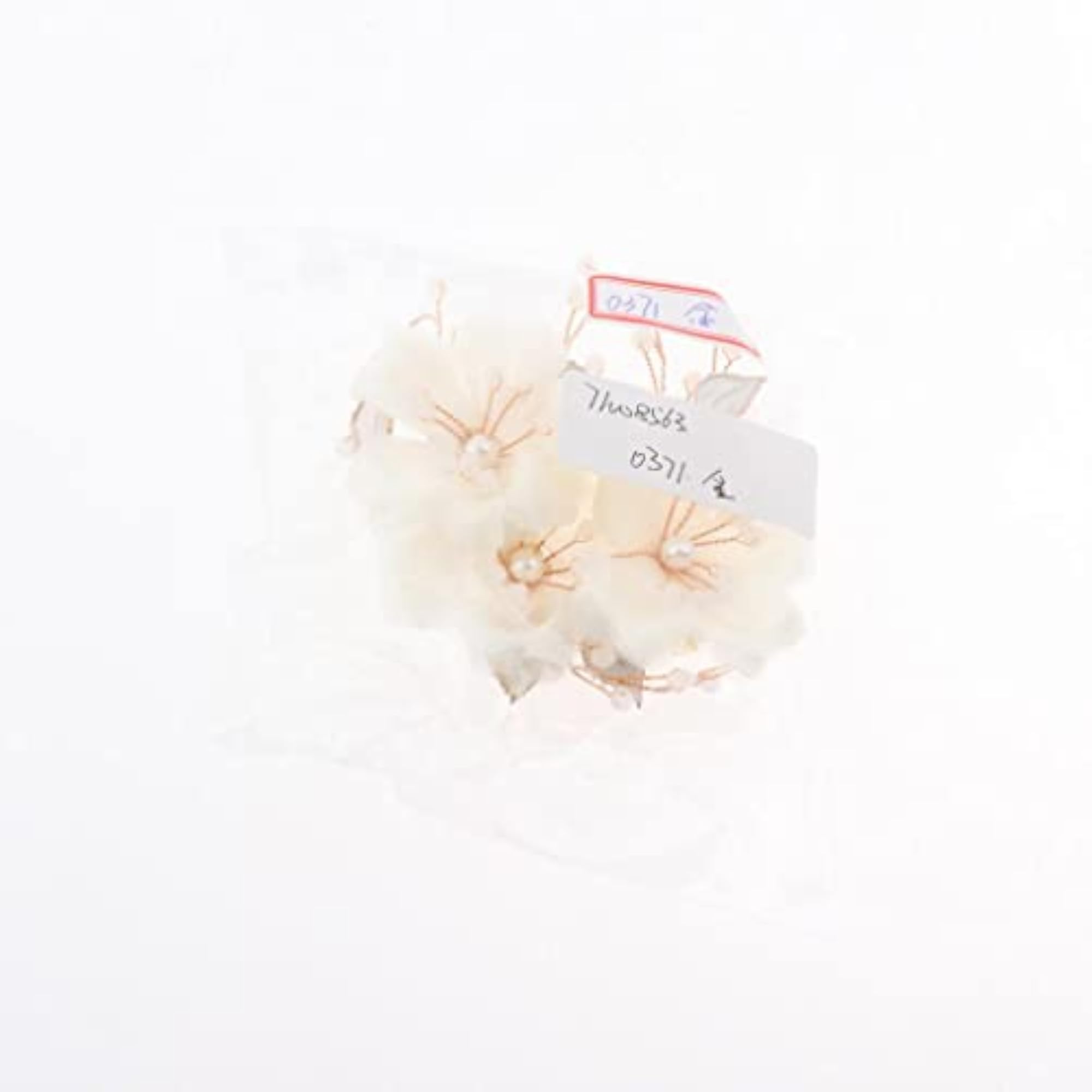 2PCS Bridal Hair Side Clip Flower Barrettes, Elegant Accessories