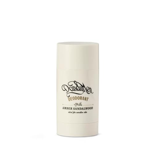 Image of Natural Deodorant for Men | Aluminum-Free | Long-Lasting Odor Protection | For Sensitive Skin | 75g (2.6 oz) (Amber Sandalwood)