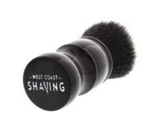 WCS Beacon Black Synthetic Shaving Brush, Black