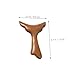 FOYTOKI Wooden Mermaid Tail Gua Board for Facial and Neck Massage Lightweight Reflexology Tool for Spa and Acupuncture Therapy for Stress Relief and Relaxation