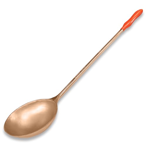 WEDO 20''Non-Sparking Scoop, Long Handle Scoop,Die-Forged,Industrial, Beryllium Copper, Non-Magnetic,Corrosion Resistant,DIN Standard, BAM & FM Certificate, Length 500mm