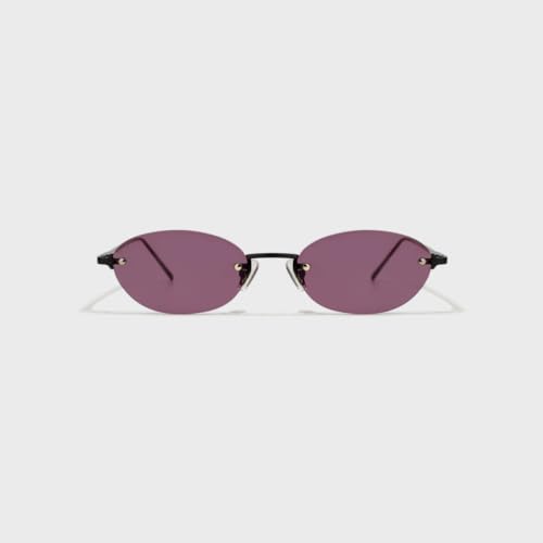 Image of SAM AND MARSHALL DUSK Sunglasses I Rimless I 400UV Protection I Metal Built I Oval Sunglass I Unisex