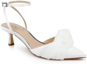 Jewel Badgley Mischka Favor Pointed Toe Kitten Heels - Image 2