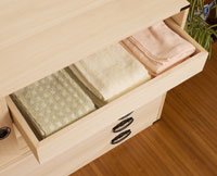 Amazon | 桐タンス引戸＋引出3杯 桐天然木 日本製 HI-0026