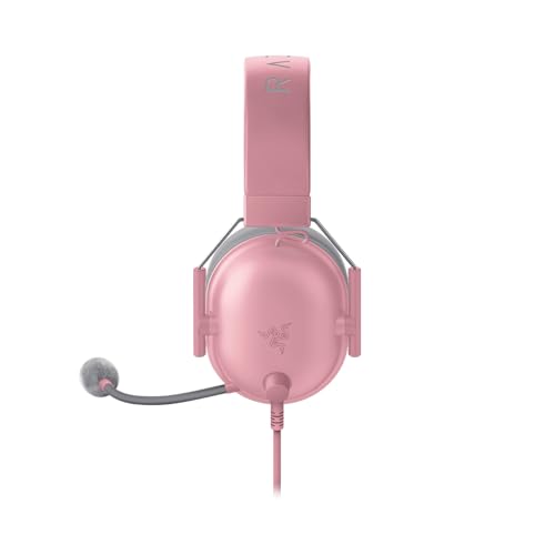 Razer BlackShark V2 X Casque gaming Quartz rose compatible PC PS5 Xbox Switch micro