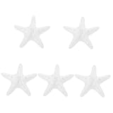 Happyyami 5個仿真海星装飾品 メディテレニアンスル シー スター形状 水槽デ