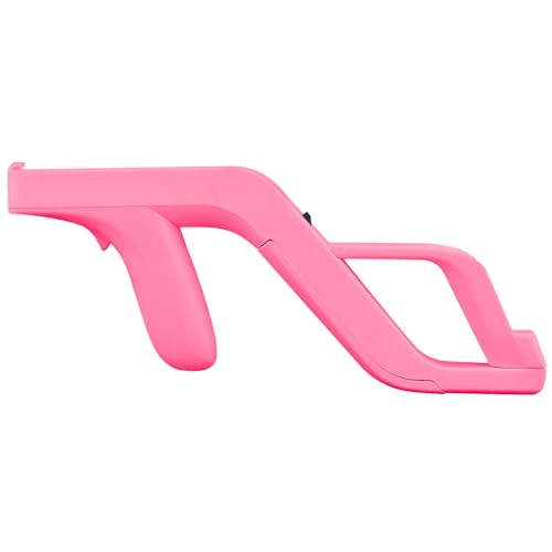 OSTENT Light Gun Attachment for Nintendo Wii/Wii U Remote Nunchuck Zapper Shooting Games, Coloe Pink