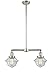 Innovations 209-PN-G532-LED 2 Light Vintage Dimmable LED Chandelier, Polished Nickel
