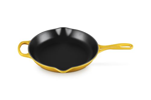 Image of Le Creuset Enameled Cast Iron Signature Round Skillet, 10.25 inch, Nectar