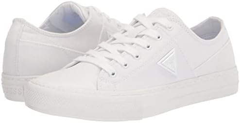 GUESS Women's PRANZE Sneaker, White, 9 | Image 6