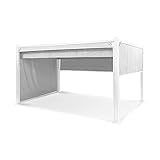 GENUG PLATZ FÜR EVENTS & PARTYS: Unser Pavillon ist 3x4 m Weiß/Grau, wasserdicht, stabil, winterfest und bietet dir genügend Platz zwischen den Pfosten. So hast du genügend Raum für festliche Feiern oder ein gemütliches Beisammensein mit deinen Liebsten.