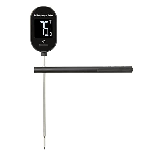 Kitchenaid Kq910 Backlit Instant Read Digital Food Kitchen Grill Thermometer, Black #TOP6