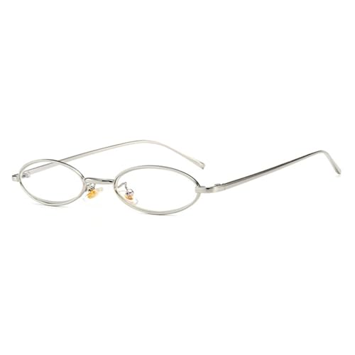Lunettes de soleil rétro petite monture métal UV400 verres transparents vintage pour homme et femme