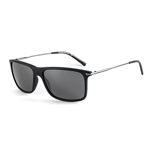 Sundog Eyewear Premium Sunglasses for Men - Snap - UV Protection Featured Lens Technology - Great Fit for Golf, Fishing, Fashion, Beach, Hiking, Aviator and Driving Glasses - Dark Gunmetal Temple