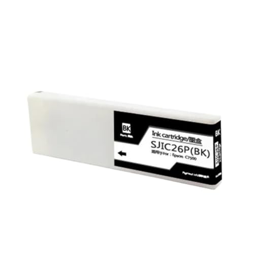 Cartouche SJIC26P noir 300ml compatible avec l'imprimante TM-C7500