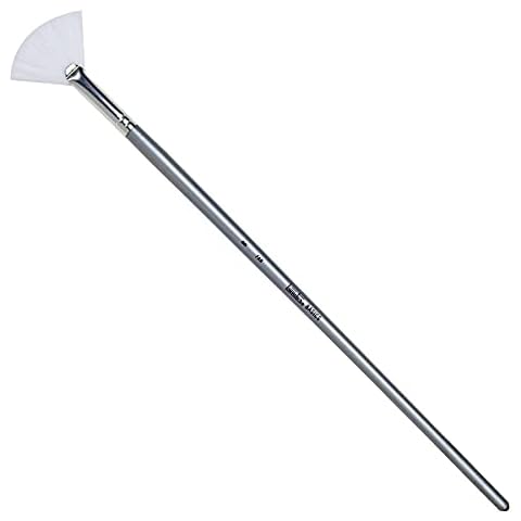 Liquitex 6925008 BASICS Paint Brush, Fan No. 8, White Cover