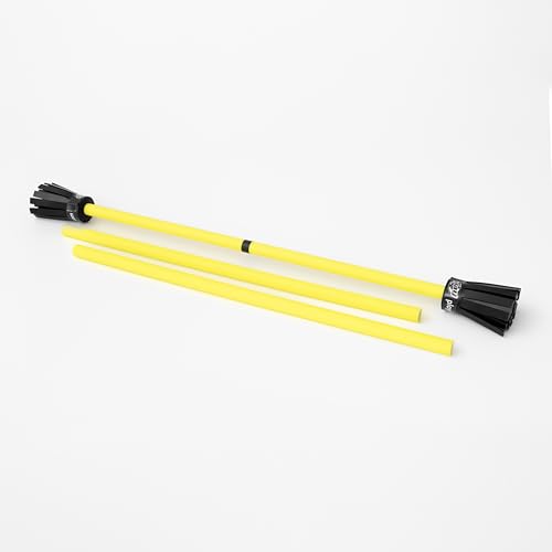 Baton du Diable FLO2-KY Play Juggling Accessoire Jonglage Adulte Jaune
