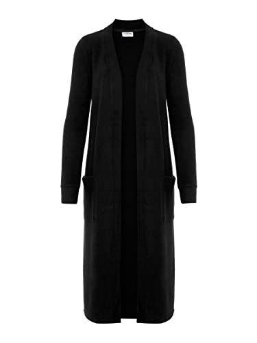 Noisy May Femme Nmcity L/S Long Noos Cardigan, Noir, XL EU