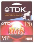 TDK MP120 Hi-8 Video Cassette (Discontinued by Manufacturer)