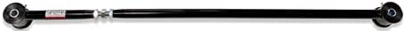 Spohn TB-104B Adjustable Rear Panhard Track Bar with Polyurethane Bushings fits 2002-2009 GM Trailblazer, Envoy, SSR, Bravada (Black)