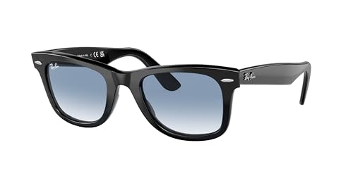 Ray-Ban Sunglasses RB 2140 F 901/3F Wayfarer Black Clear Gradient