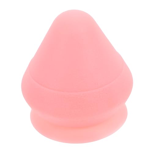 NULYLU Bola de Masaje Corporal con Ventosa Bola de Masaje para Cuello y Espalda Tamaño Mediano Silicona Rosa Muscular Equipo de Puntos de Acupuntura para Relajación y Alivio Muscular