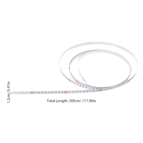 Cinta métrica adhesiva Luxshiny de 3 metros miniatura 2
