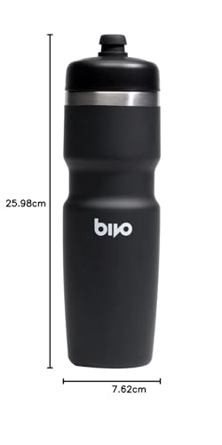 Botella aislada Bivo Trio que elimina el sabor a plástico al pedalear 8