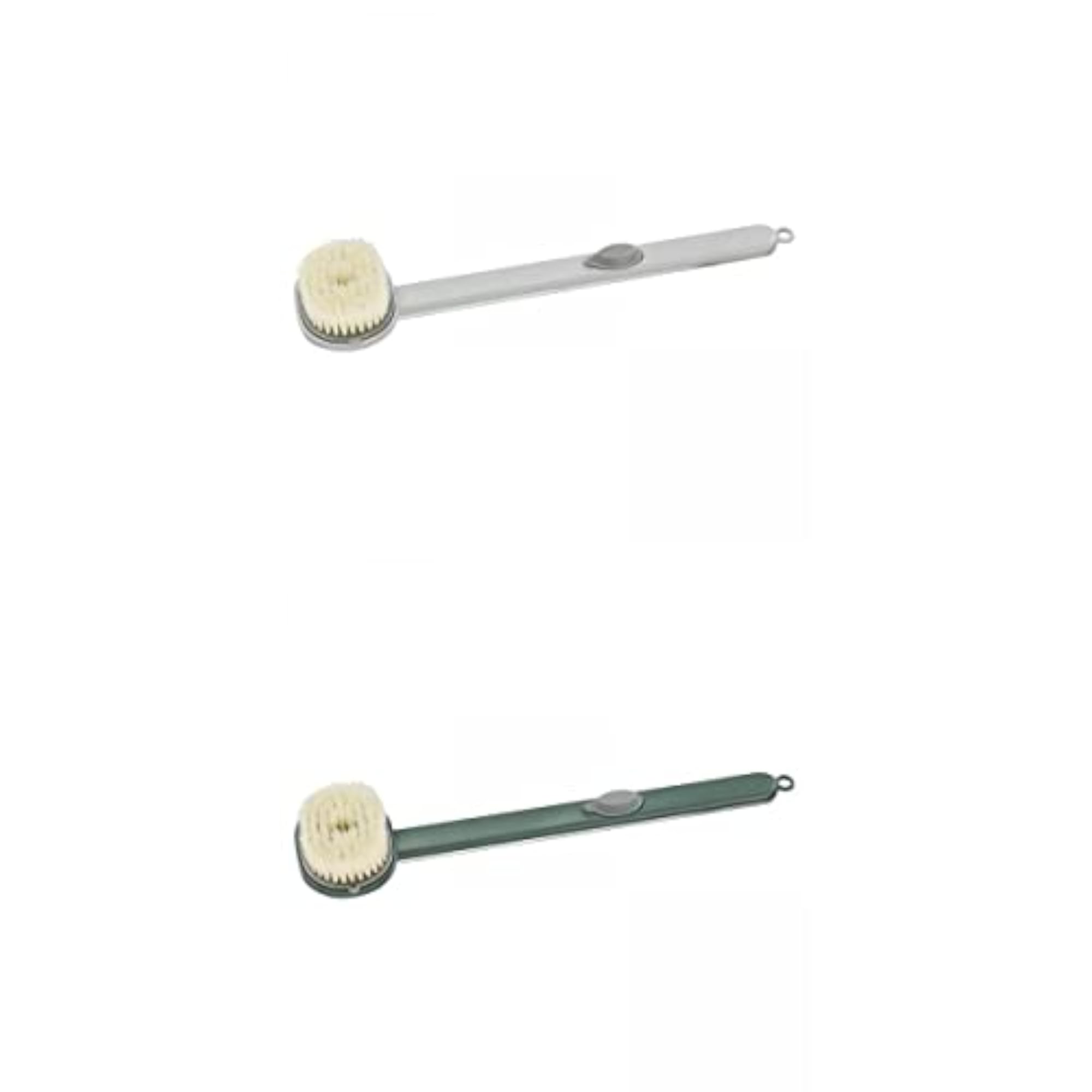 Long Handle Brush with Shower Gel Container, 2Pcs