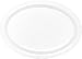 Carlisle FoodService Products Displayware Plastic Catering Platter 21